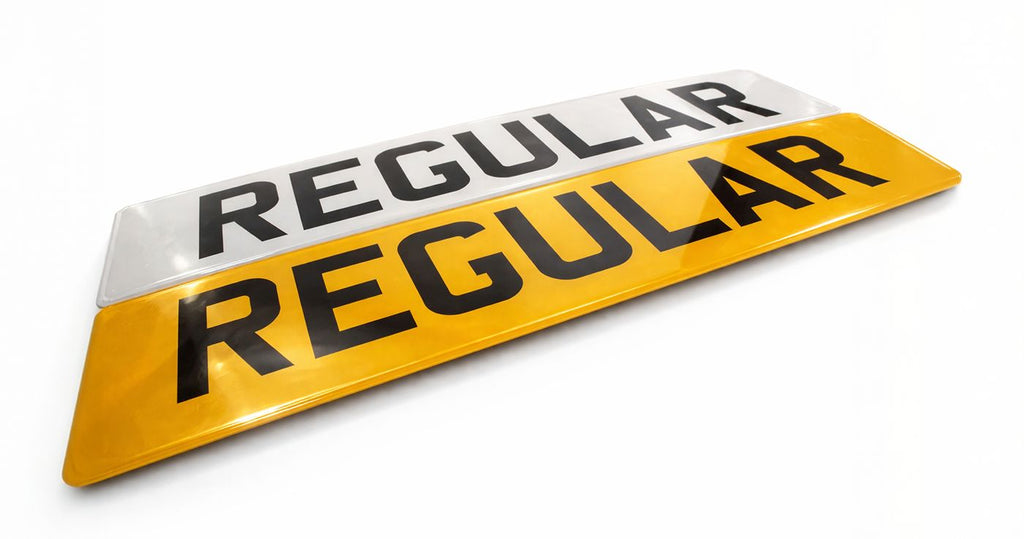 Standard Printed Number Plates ( FRONT & REAR) - ASAP Hand car Wash & Detailing Centre